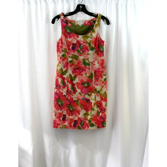 Anthropologie Dresses & Skirts - Anthropologie Postage Stamp Multicolor Floral Sleeveless Dress 00
